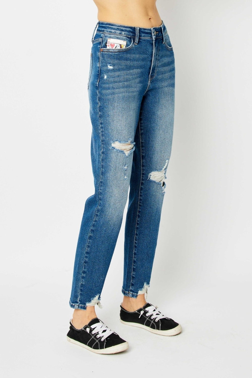 Yesterday's Dreams Distressed Slim Jeans