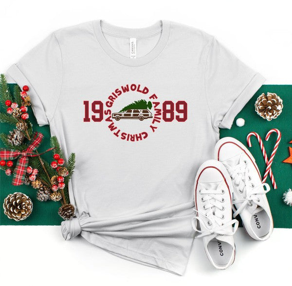 1989 Griswold Family Christmas Graphic Tee
