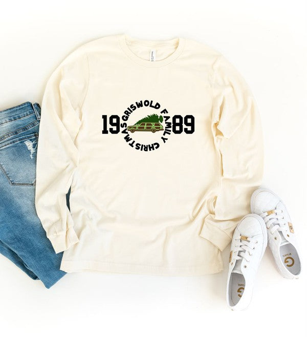 1989 Griswold Family Christmas Long Sleeve Graphic Tee (PLUS)
