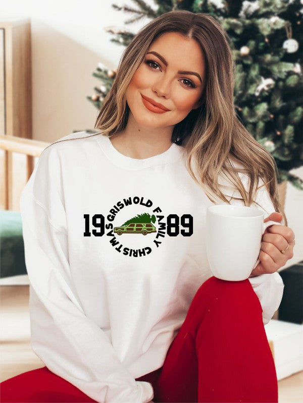 1989 Griswold Family Christmas Long Sleeve Graphic Tee (PLUS)