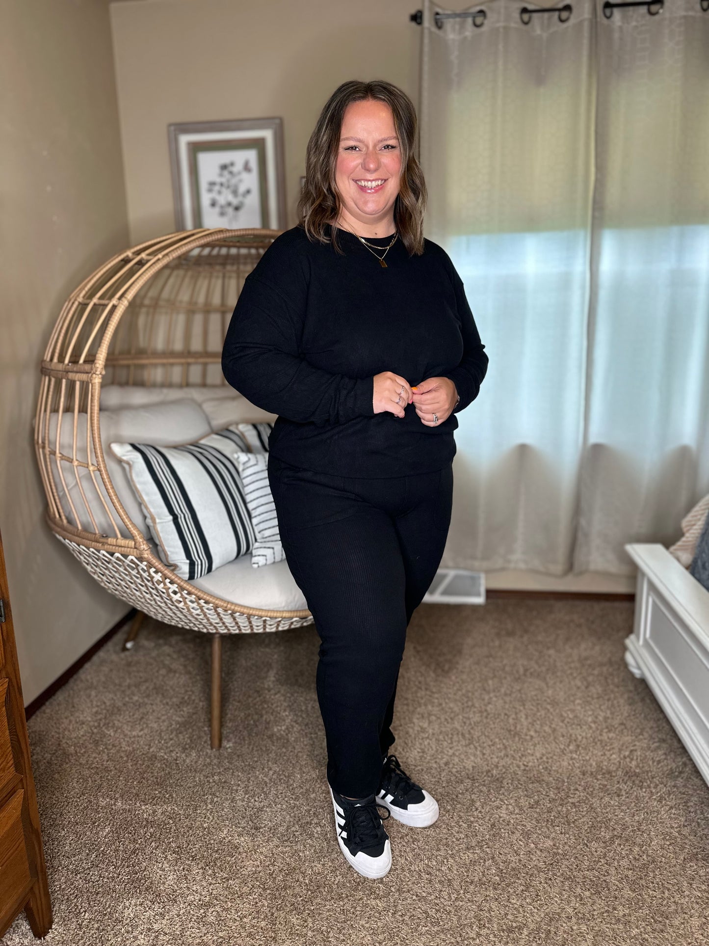 Michelle Mae Corrine Joggers - Black