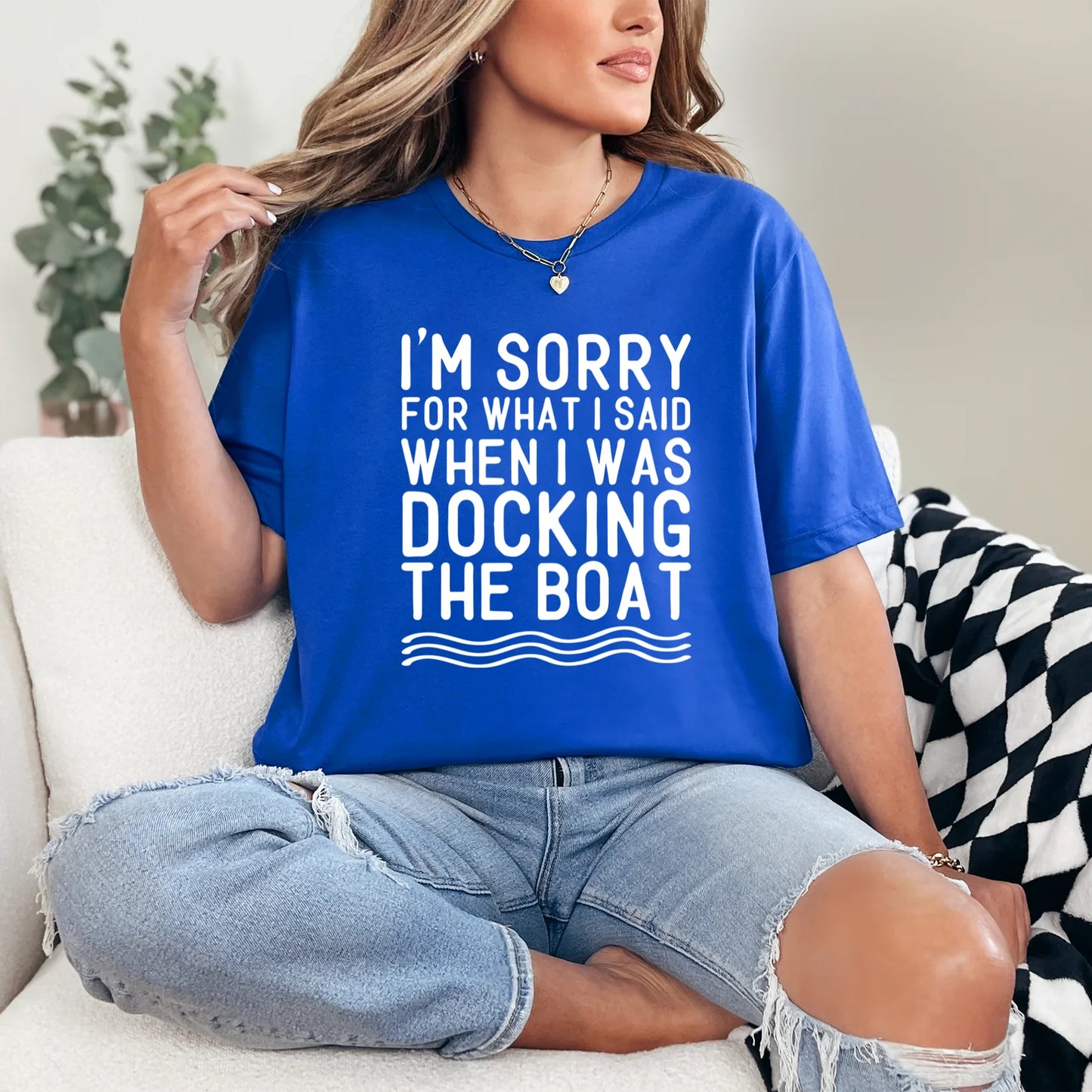 Docking The Boat Graphic Tee