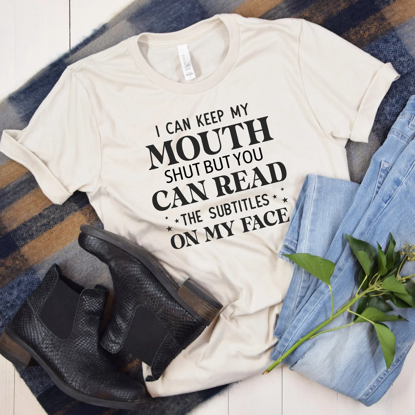 I Can Keep My Mouth Shut Graphic Tee
