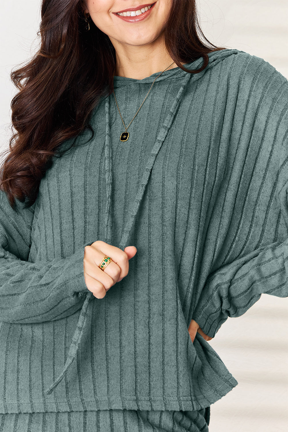 Snuggle Up Hooded Top and Pants Set