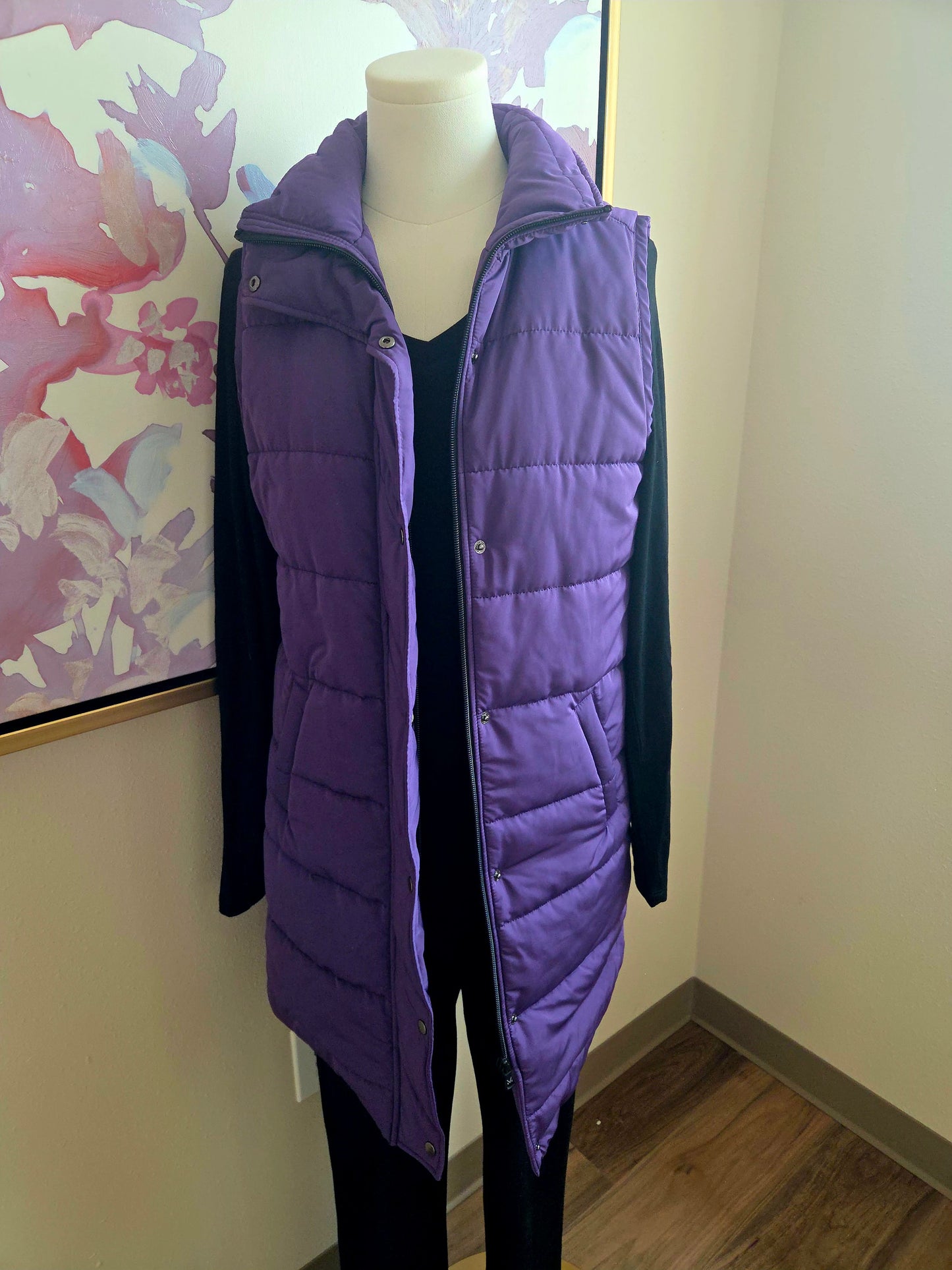 Michelle Mae Harlow Long Vest - Purple