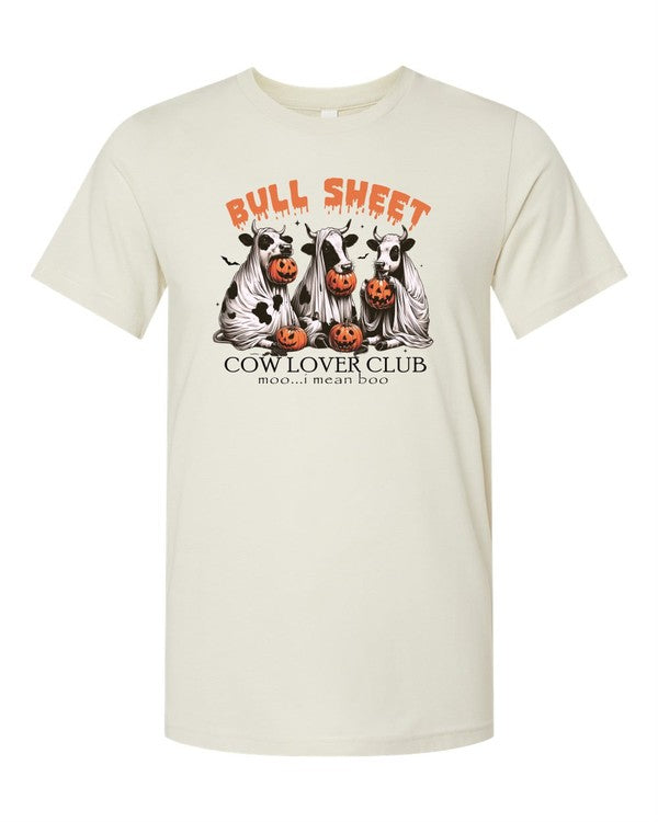Bull Sheet Cow Lover Club Graphic Tee, T Shirt (PLUS)