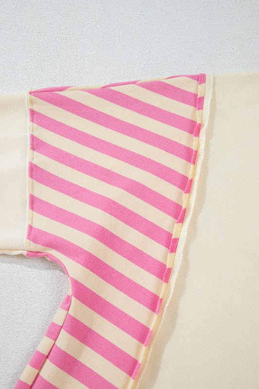 Chic Stripes Collared Top