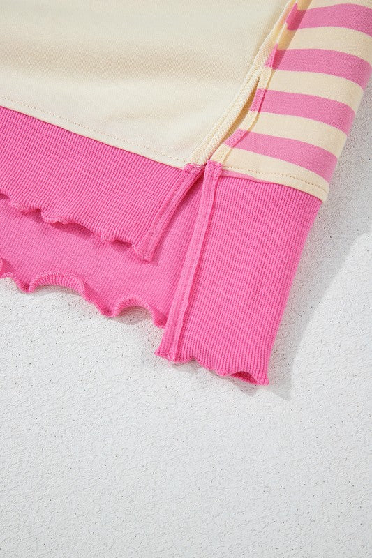 Chic Stripes Collared Top