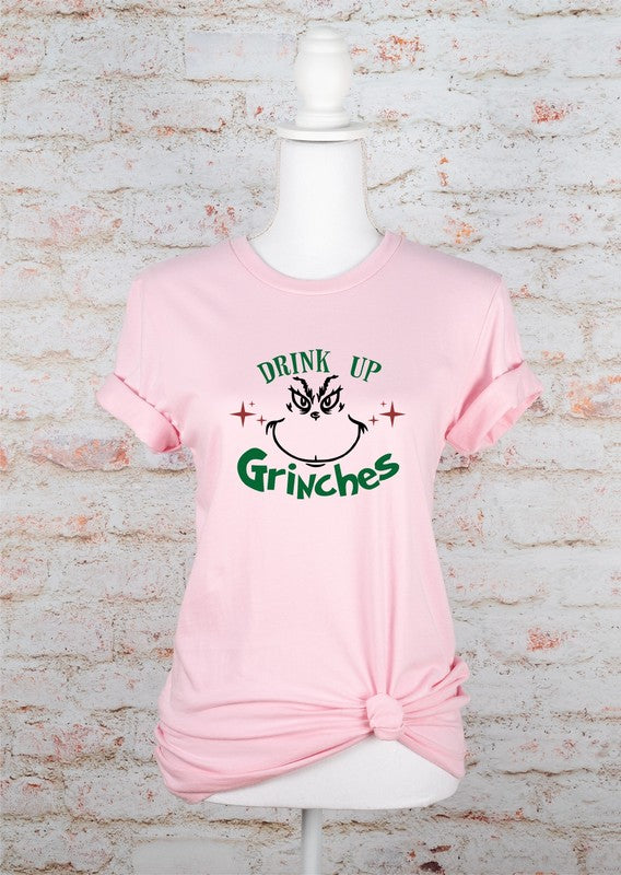 Drink Up Grinches Graphic Graphic Tee