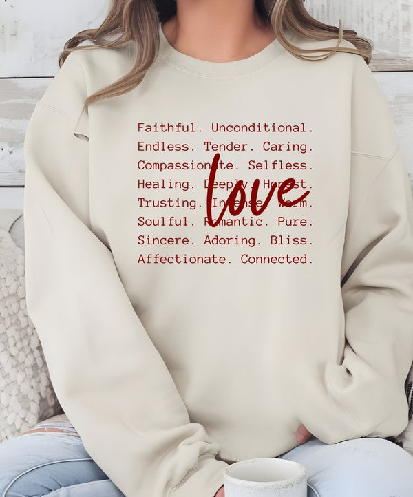 Love Language Crewneck (PLUS)