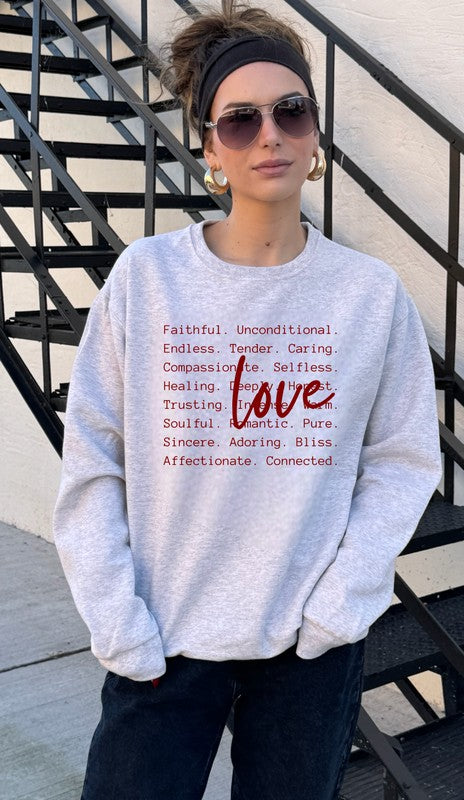 Love Language Crewneck (PLUS)