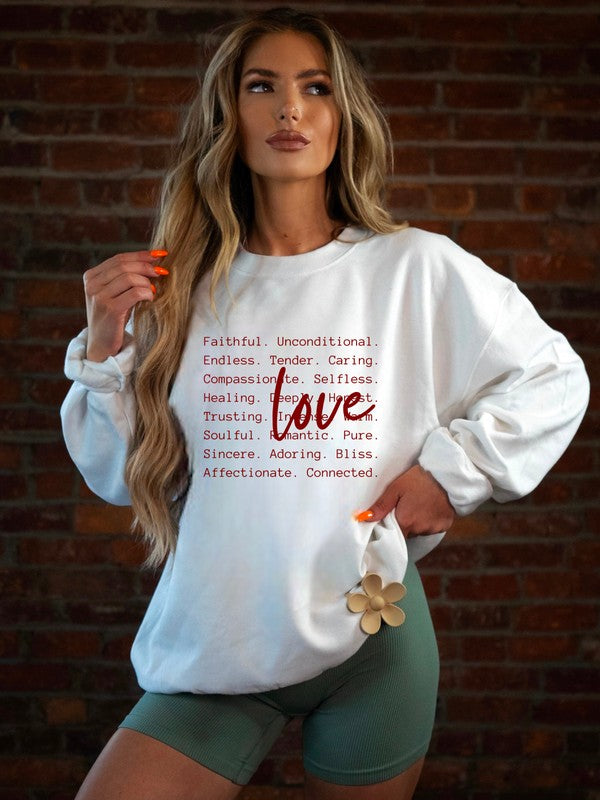 Love Language Crewneck (PLUS)