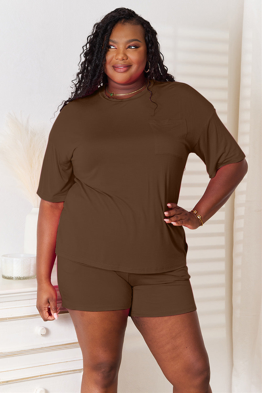 Take Me Back To Bed Top and Shorts Set