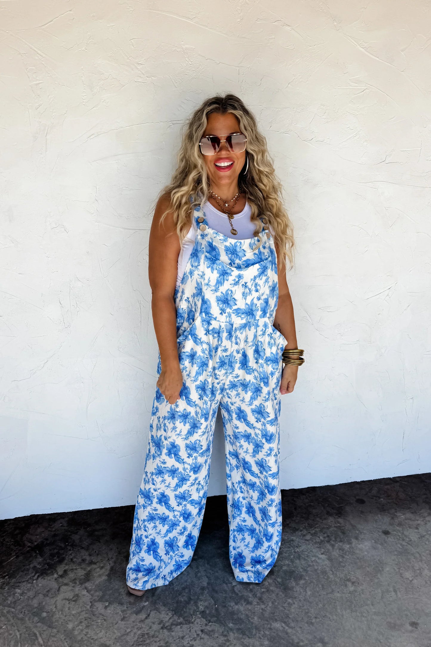 Cassidy Floral Boho Overalls