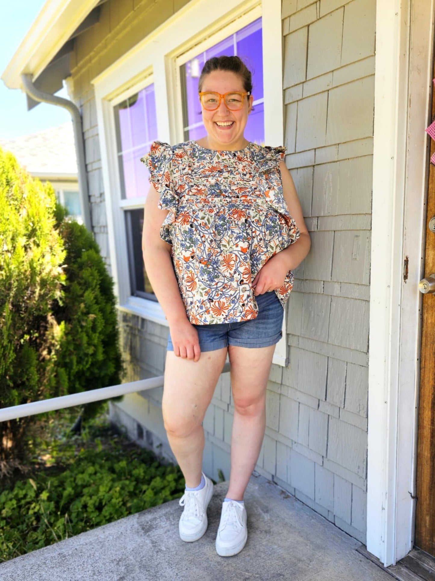 Something Peaceful Flutter Sleeve Blouse