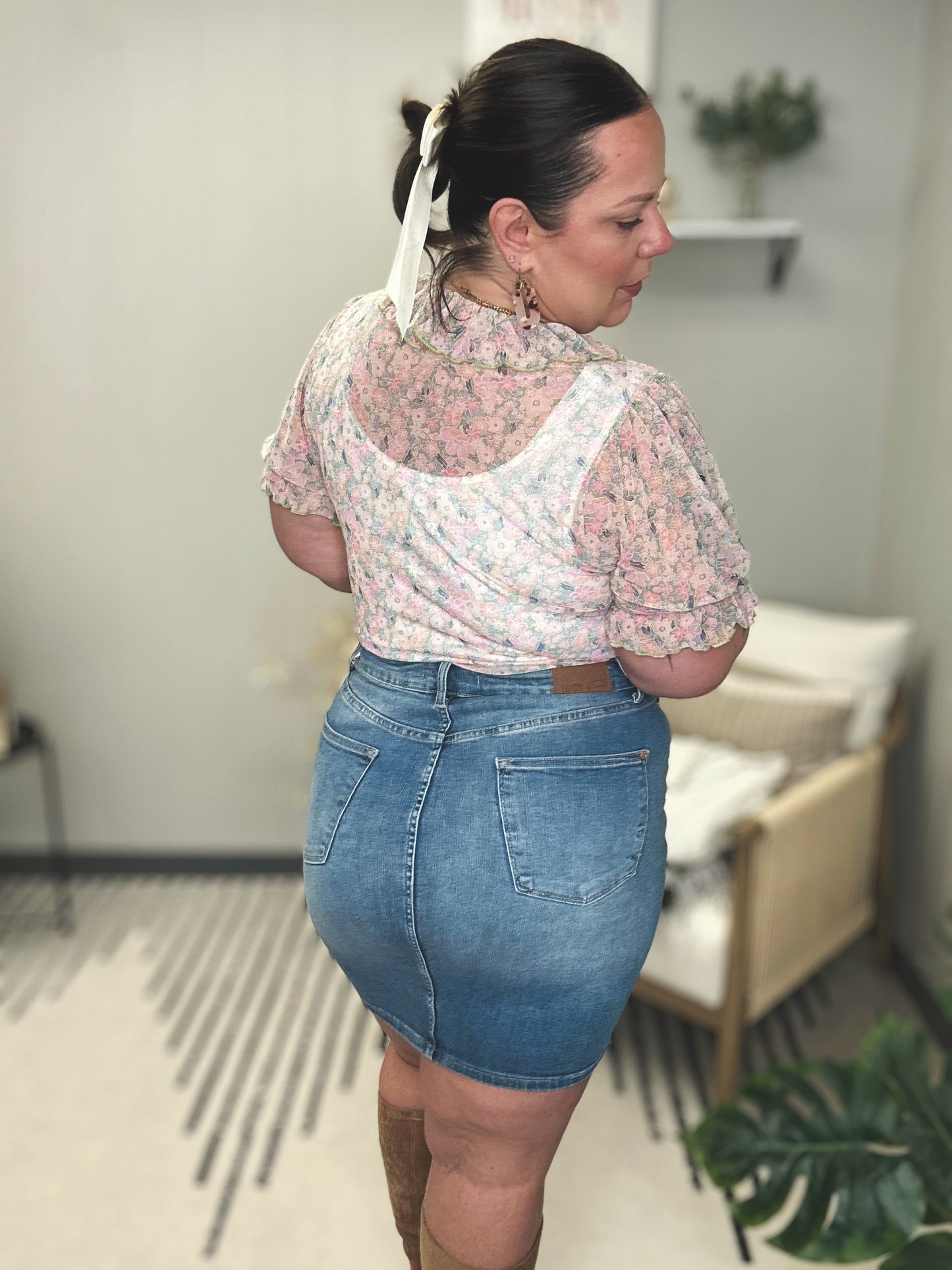 Haley High Rise Control Top Skirt