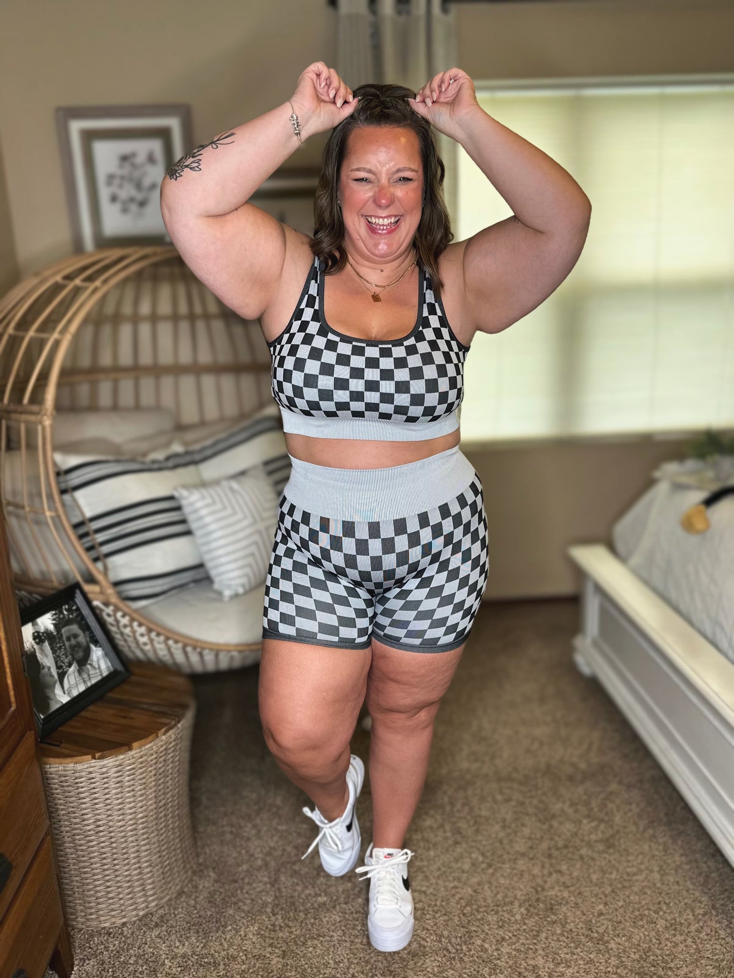 BRA & BIKER SHORT SET