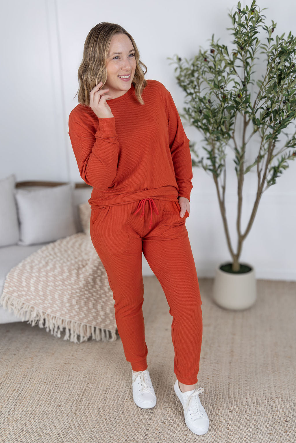 Michelle Mae Corrine Joggers - Pumpkin
