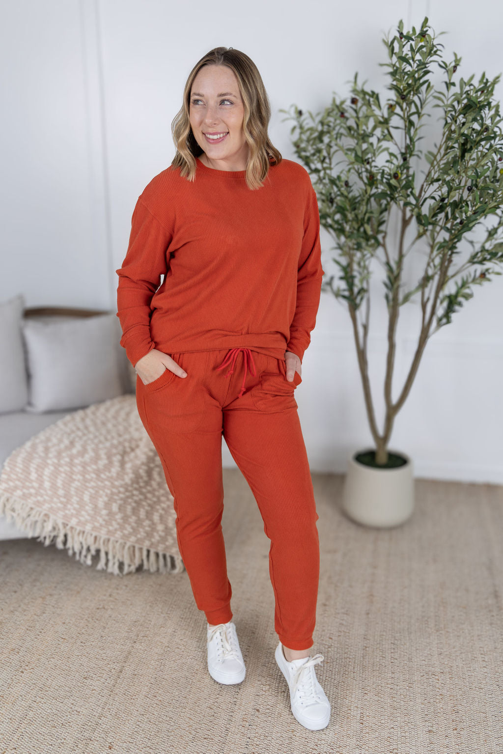 Michelle Mae Corrine Joggers - Pumpkin