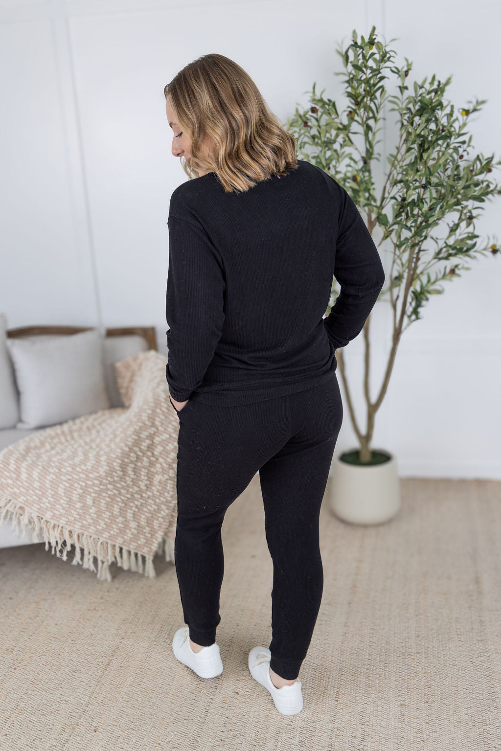 Michelle Mae Corrine Joggers - Black