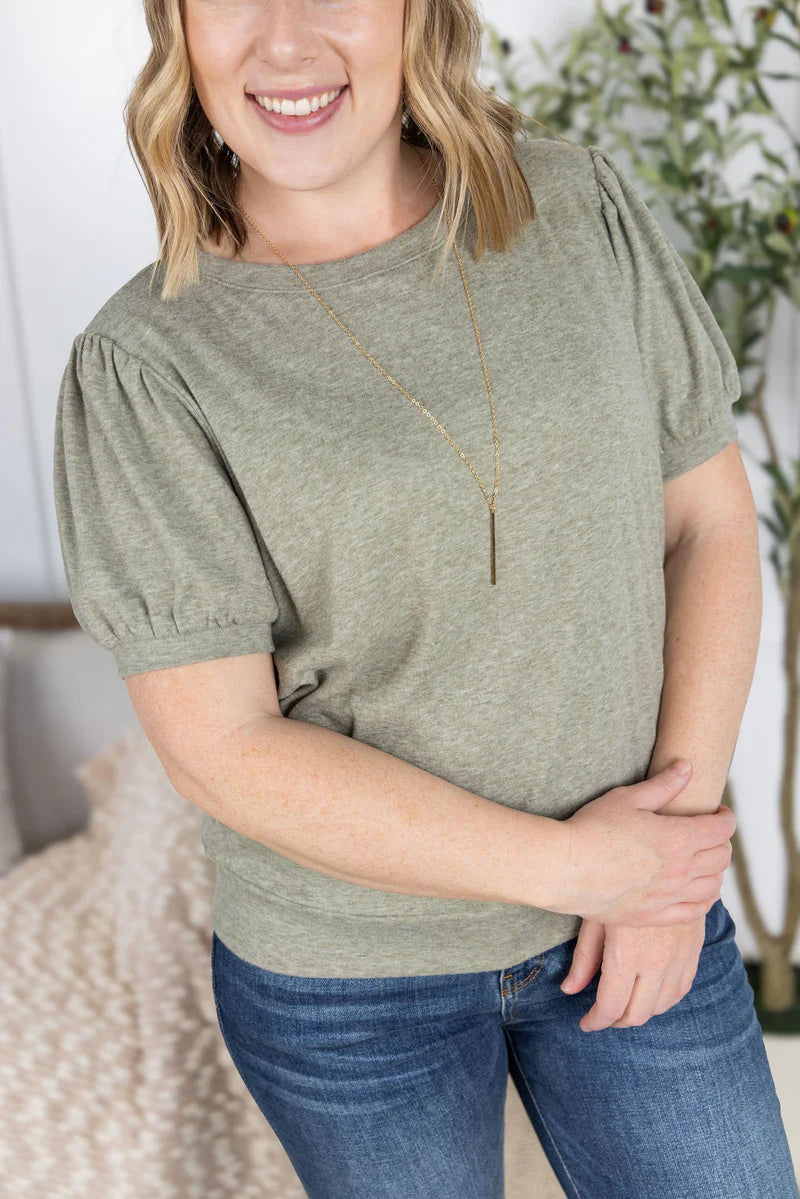 Michelle Mae Katie Cozy Top - Sage