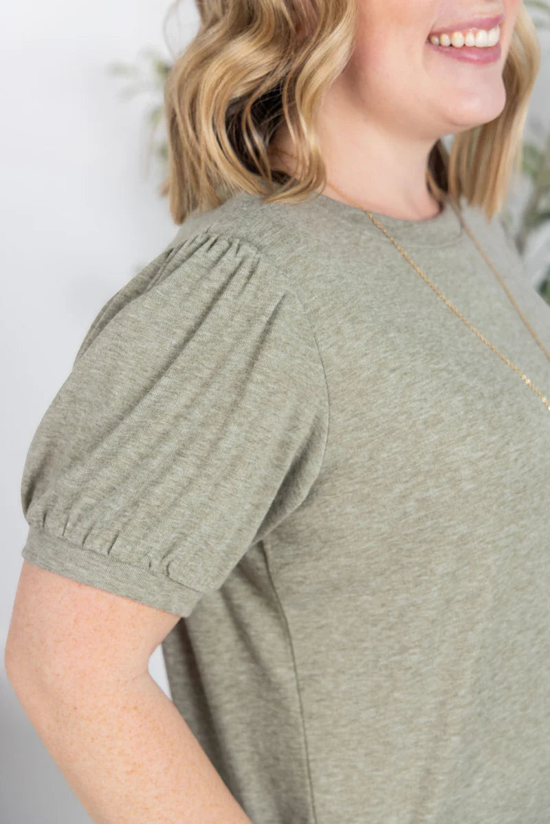 Michelle Mae Katie Cozy Top - Sage
