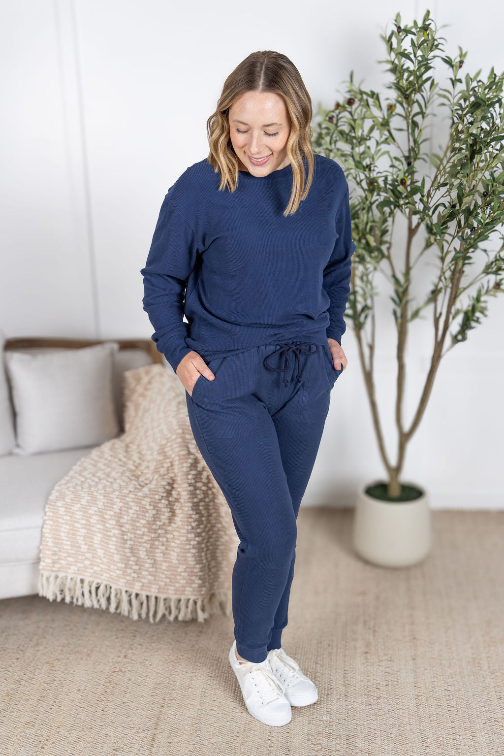 Michelle Mae Corrine Joggers - Navy
