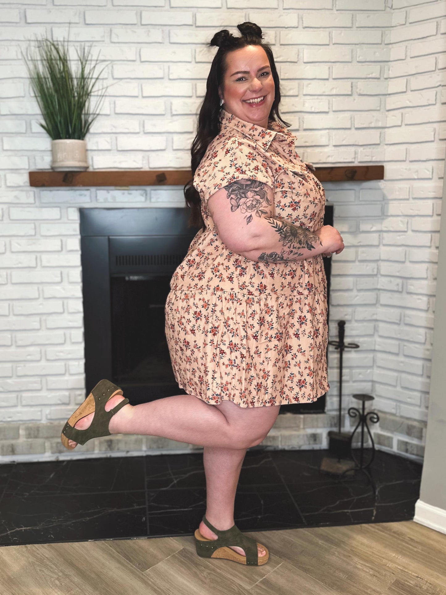 Anywhere You Go I'll Be Collared Dress