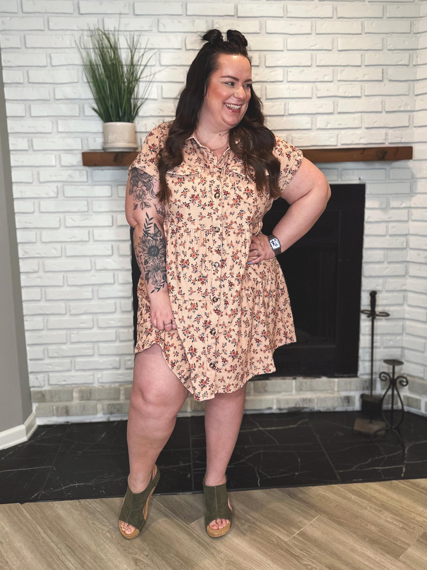 Anywhere You Go I'll Be Collared Dress