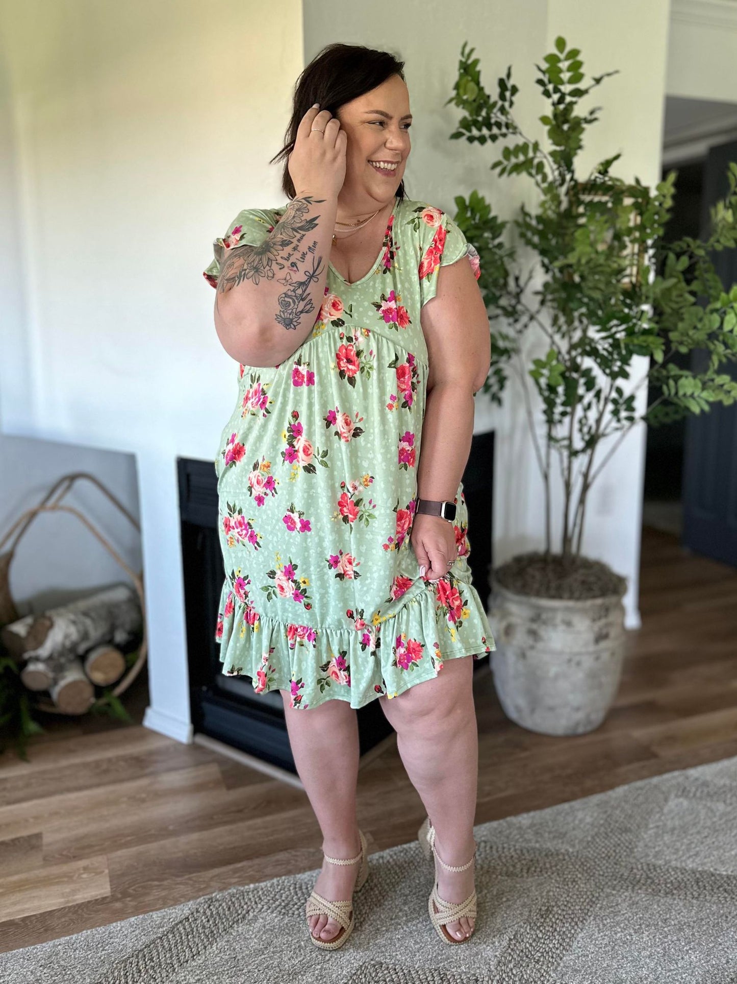 Can't Fight the Feeling Floral Dress