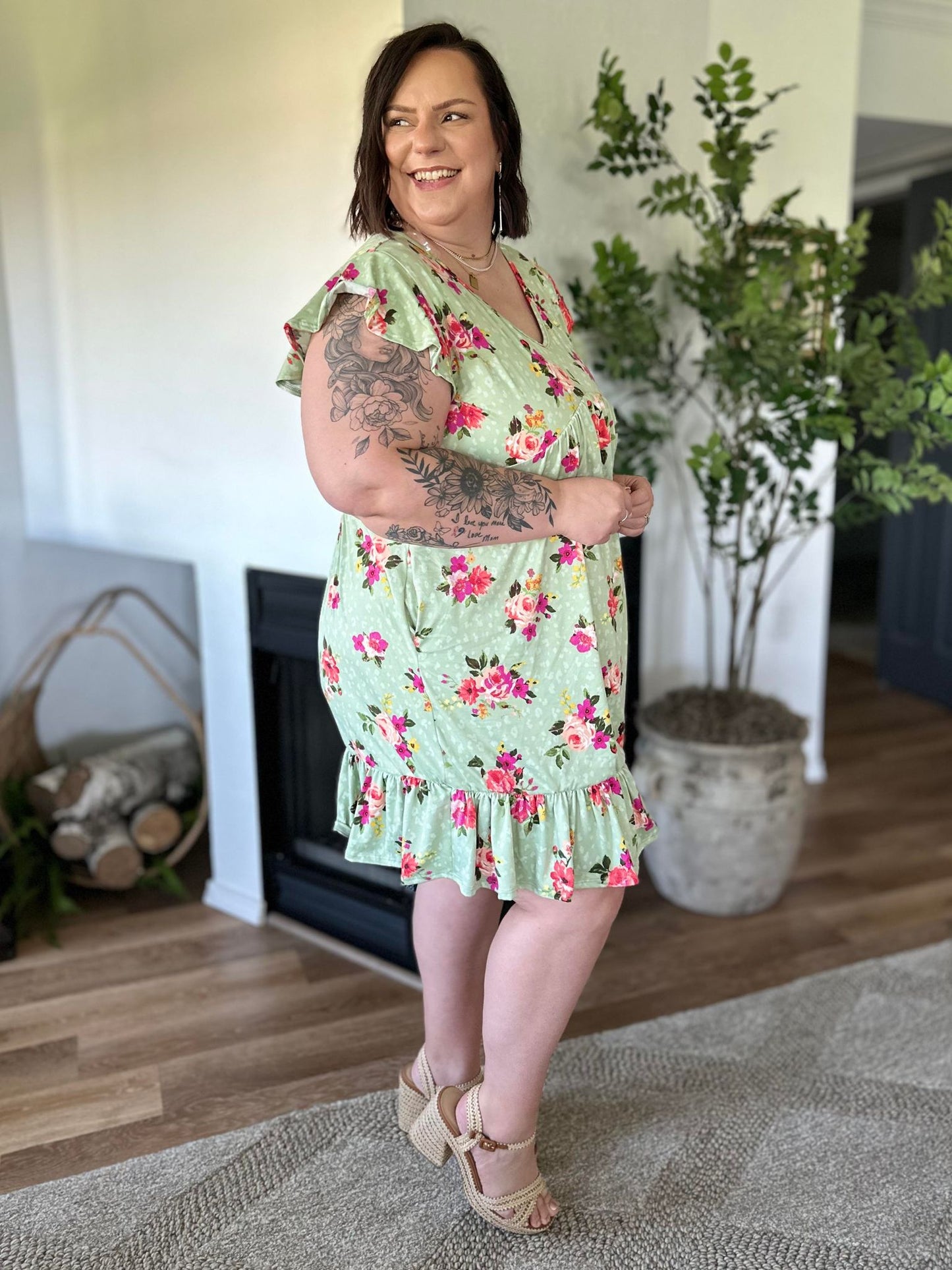 Can't Fight the Feeling Floral Dress