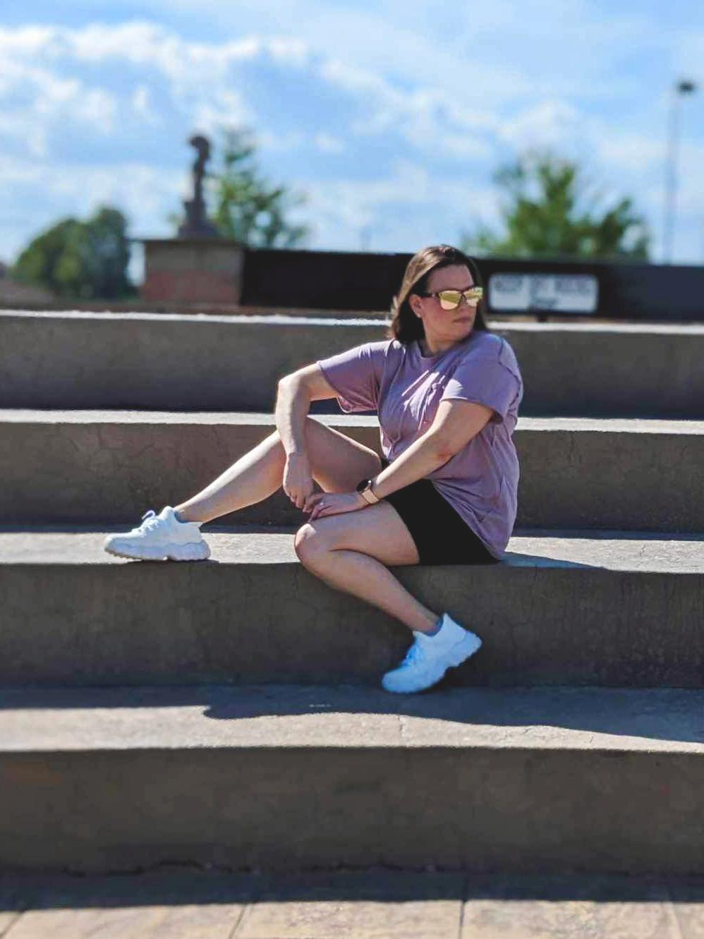 Casually Cool Patch Pocket Tee in White