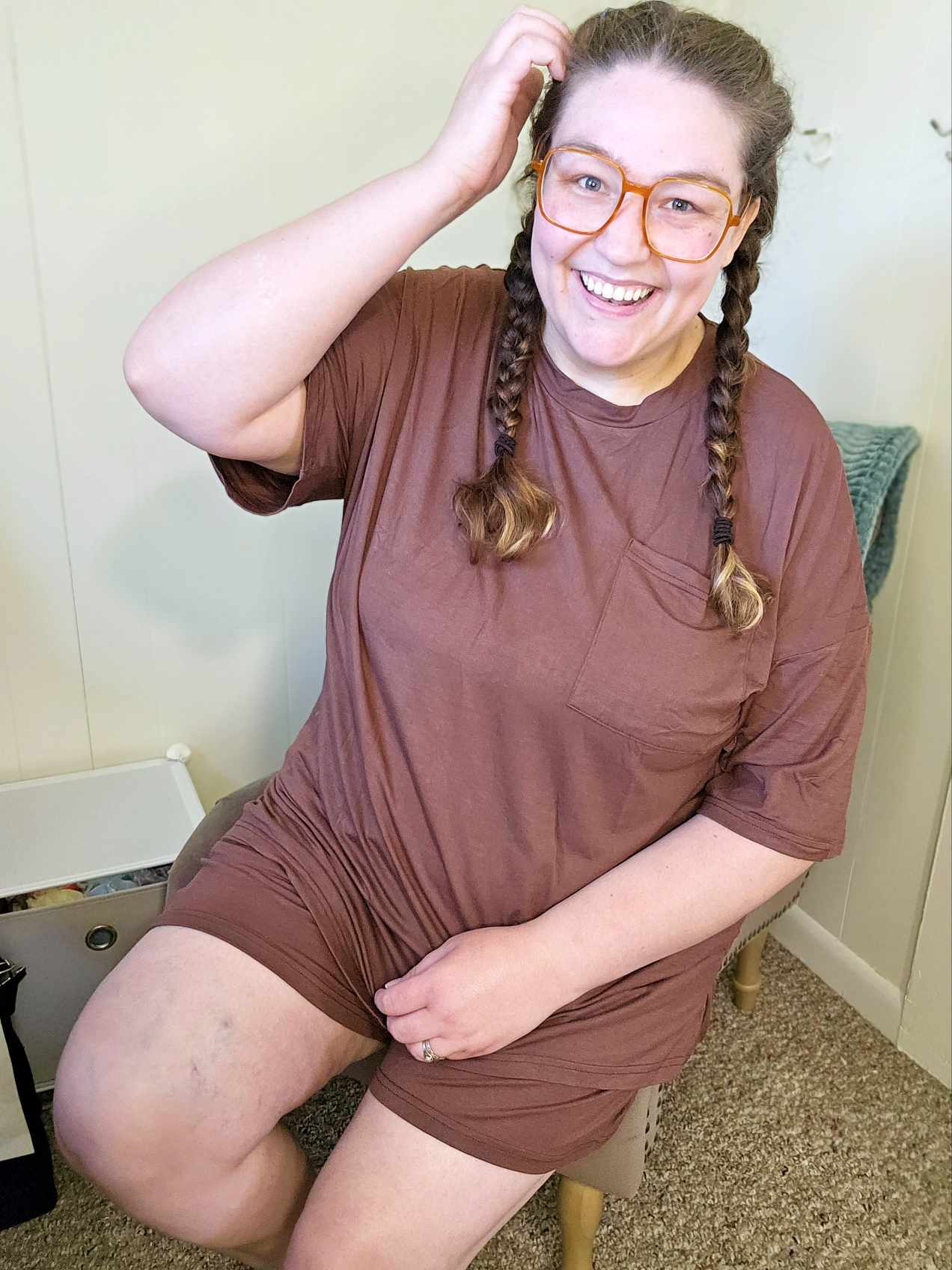 Take Me Back To Bed Top and Shorts Set