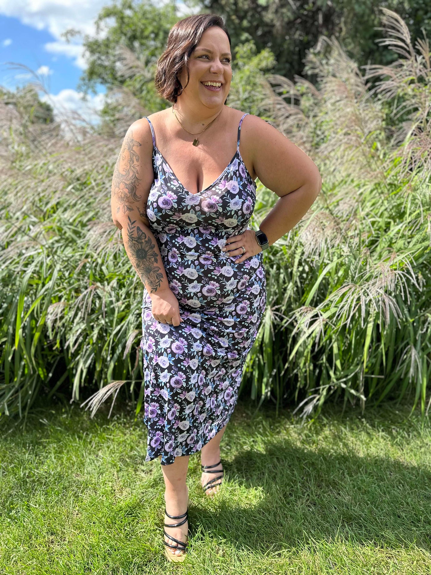 Brooklyn Bodycon Dress in Floral