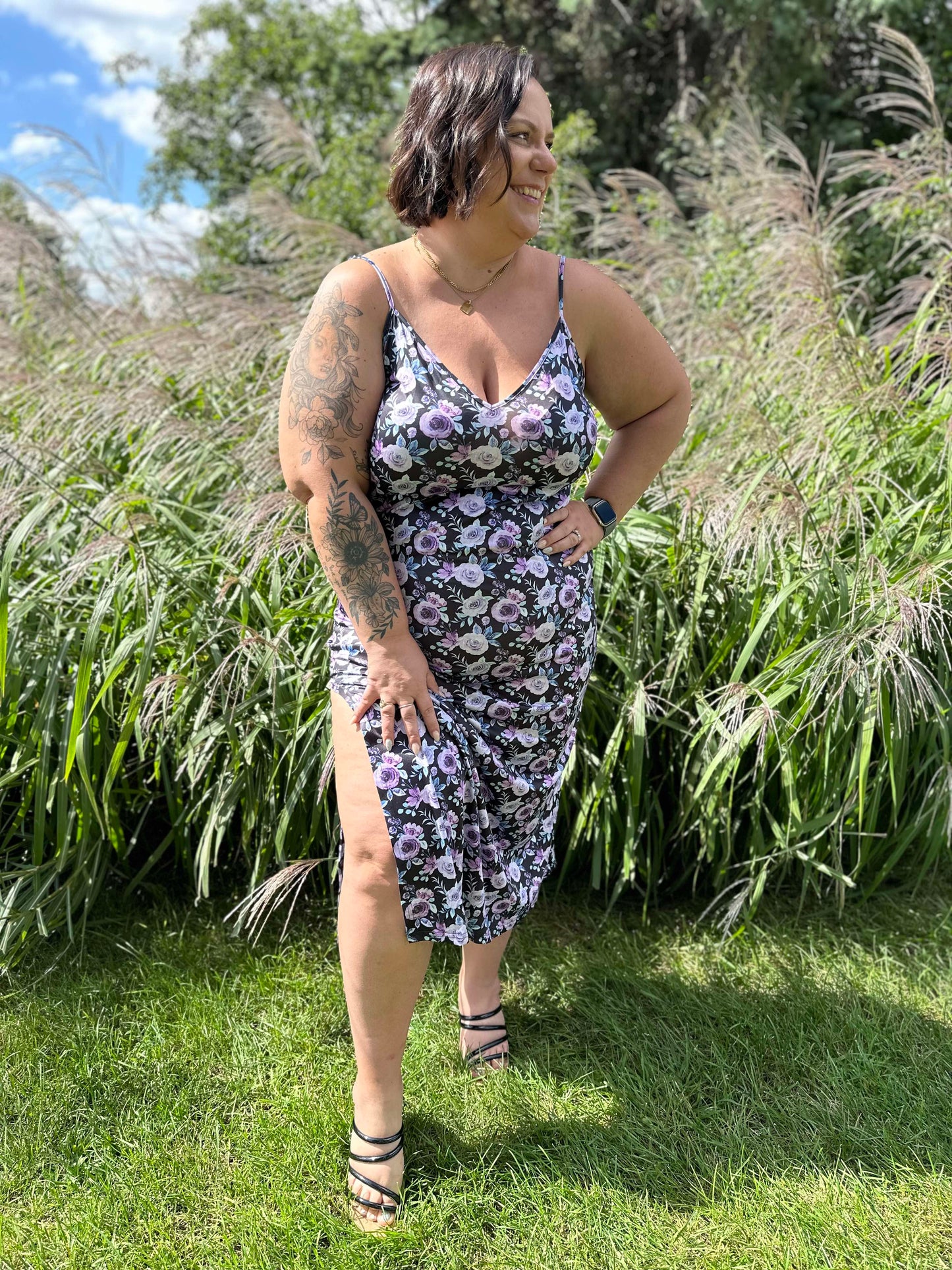 Brooklyn Bodycon Dress in Floral