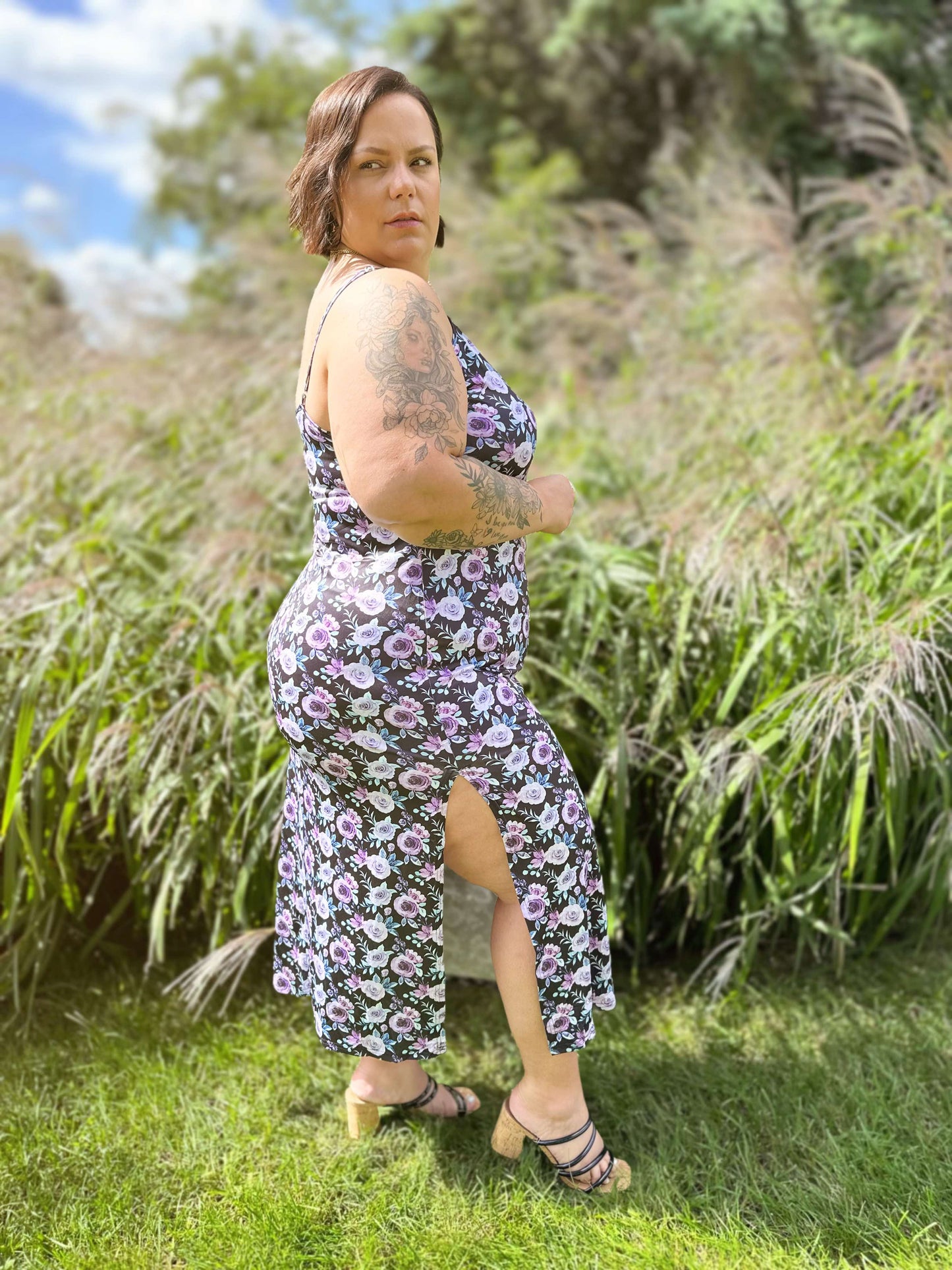 Brooklyn Bodycon Dress in Floral