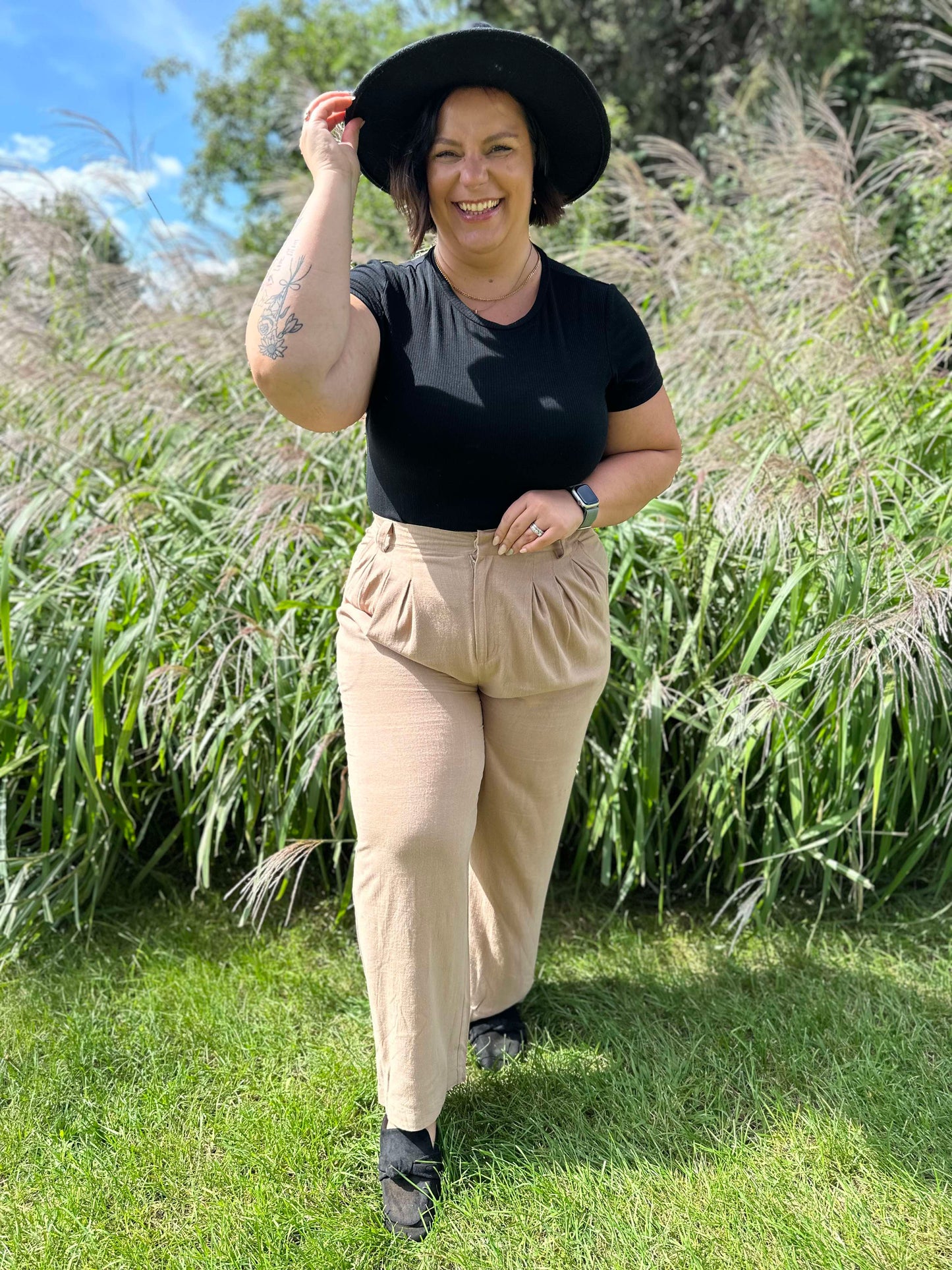 Business Meeting Wide Leg Pants