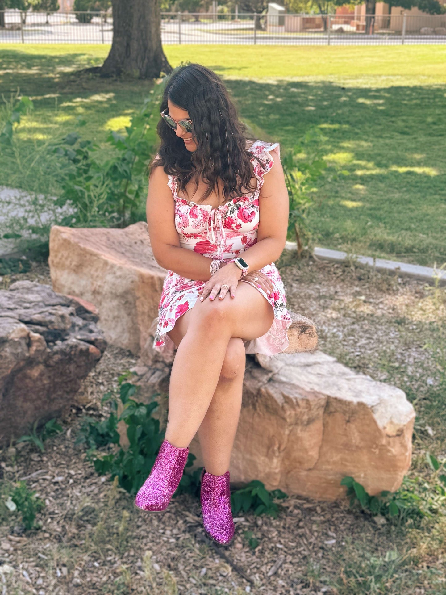 Fiera Booties in Pink