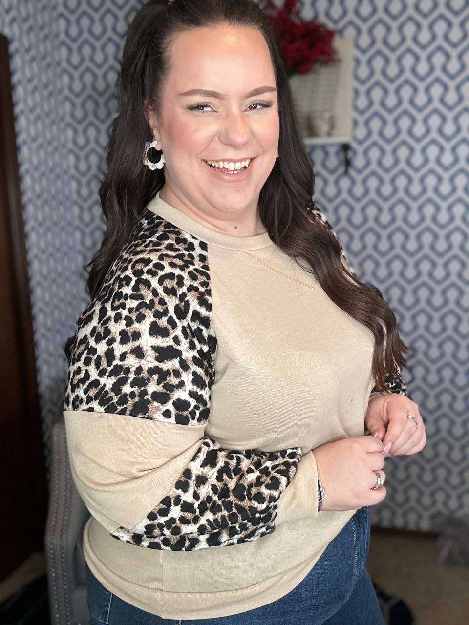 Sometime Safari Animal Print Top