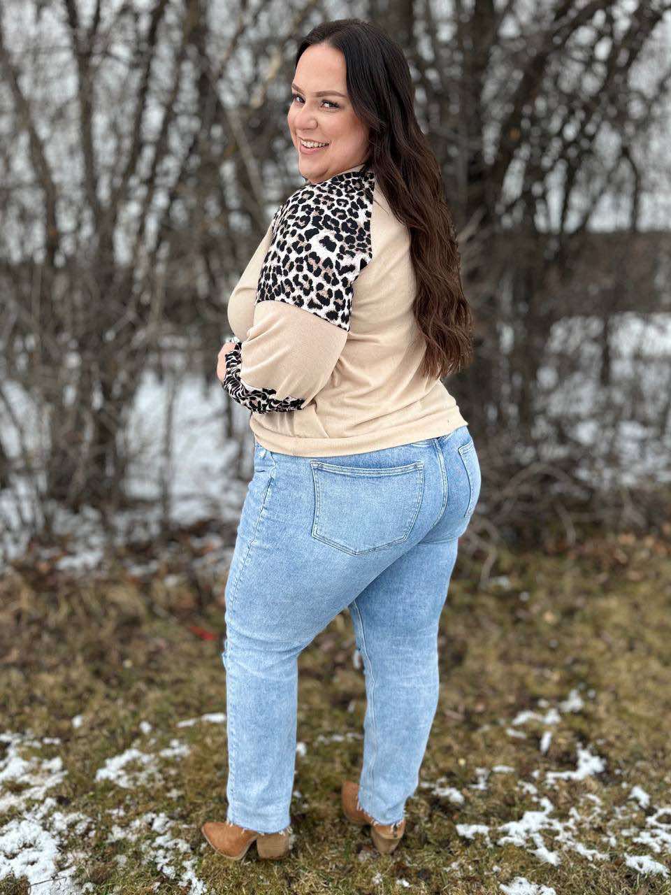 Sometime Safari Animal Print Top