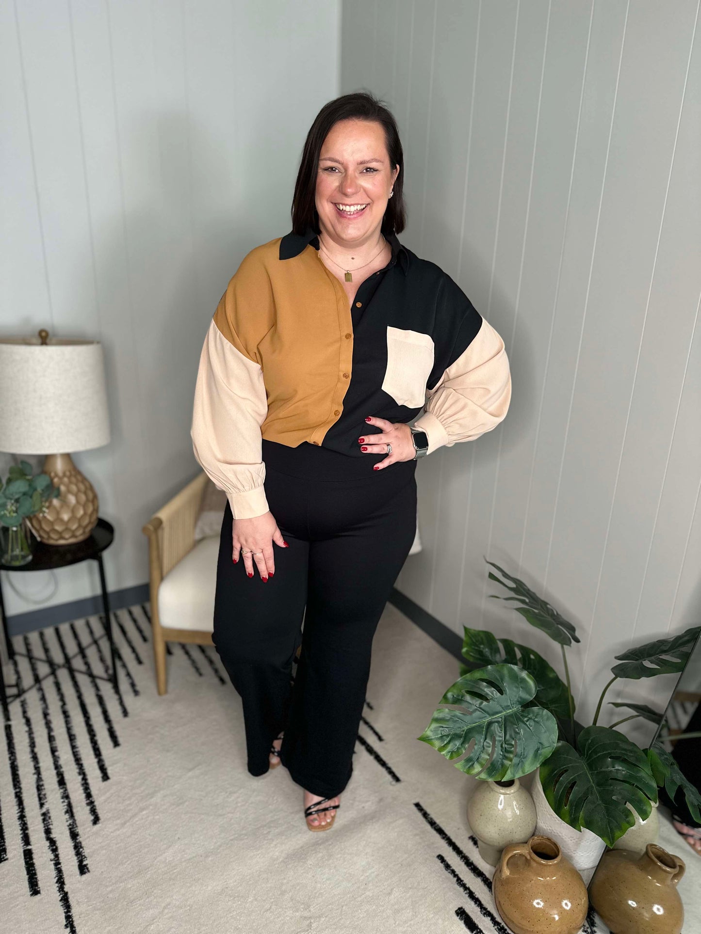 Magic Wide Leg Pants in Navy