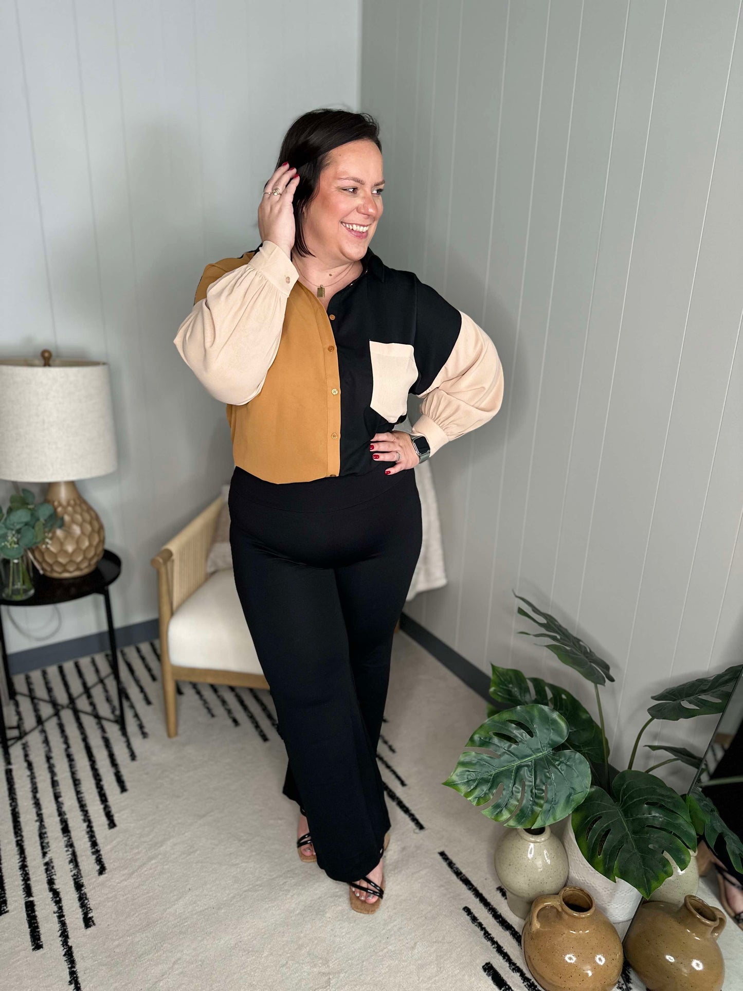 Magic Wide Leg Pants in Navy