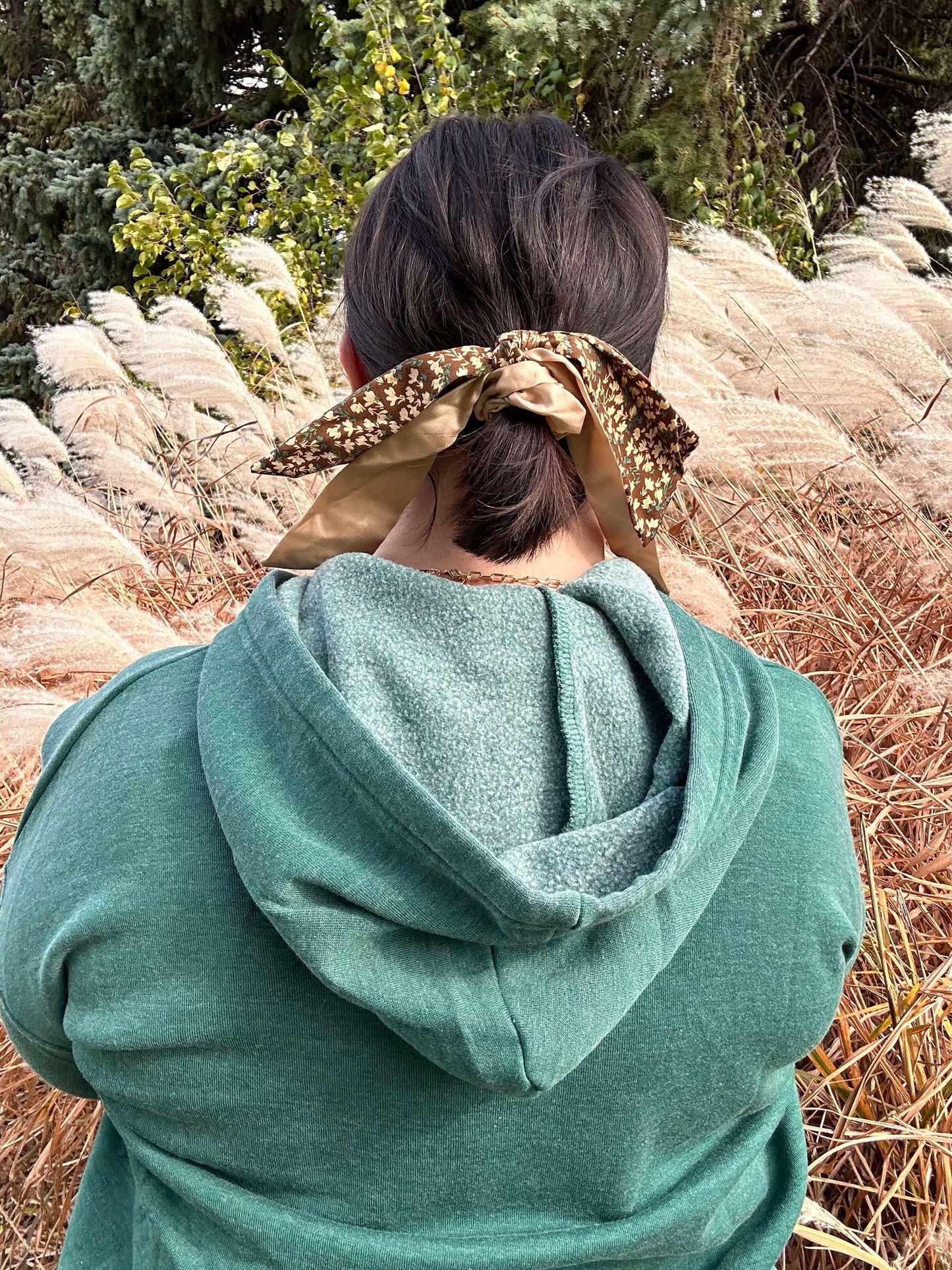 Michelle Mae Annabelle Ribbon Scrunchie