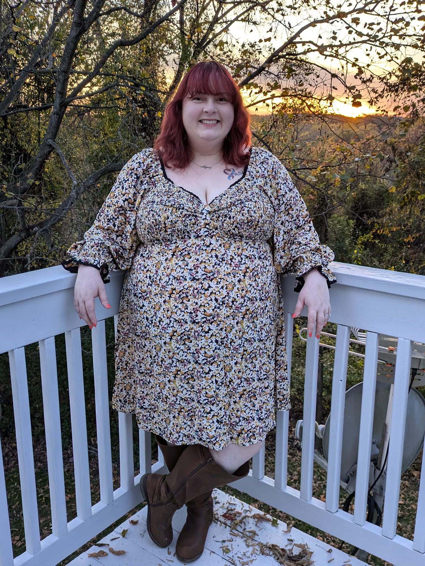 Sweet Solitude Floral Babydoll Dress