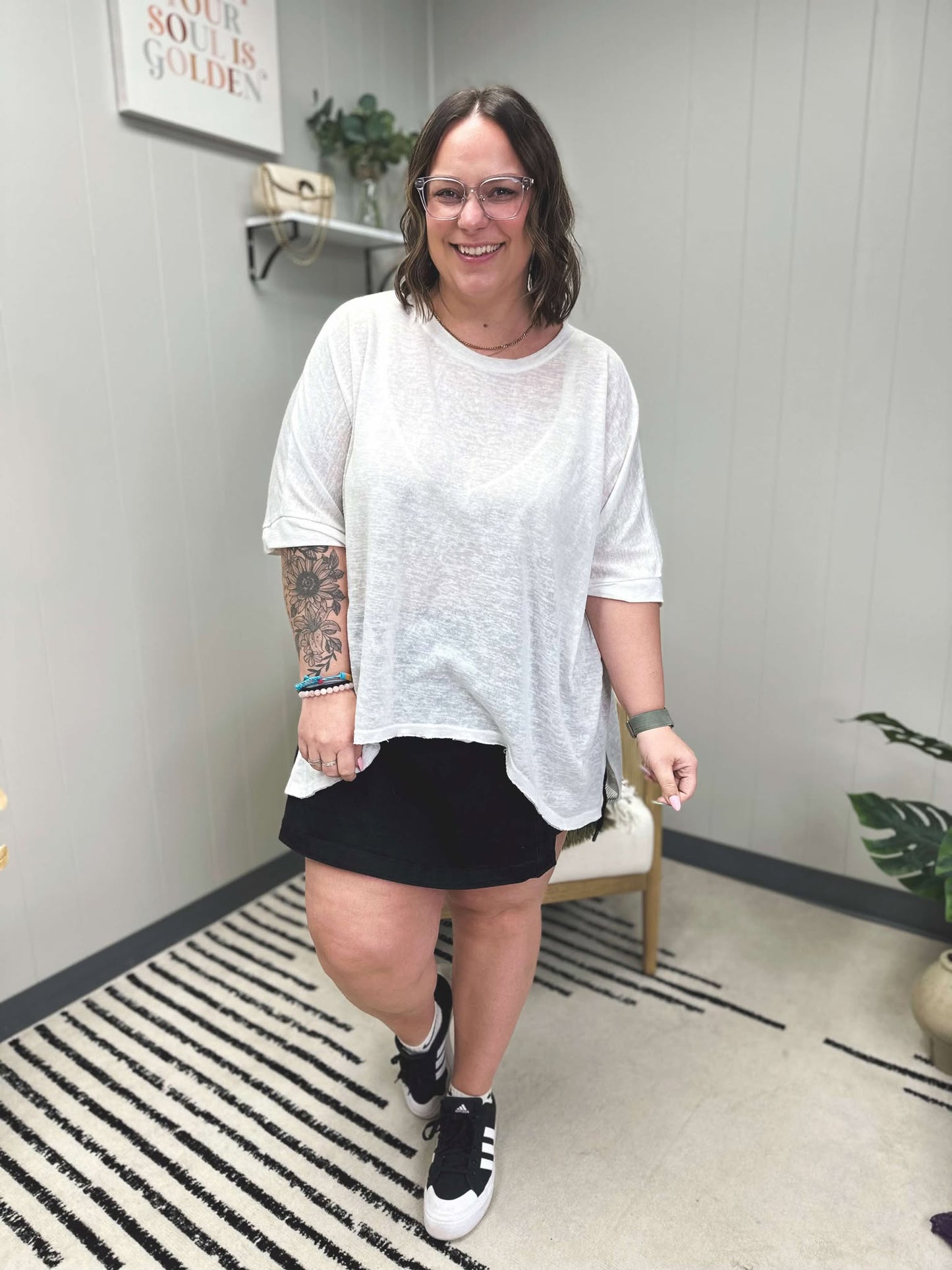 Continue On Oversized Tunic