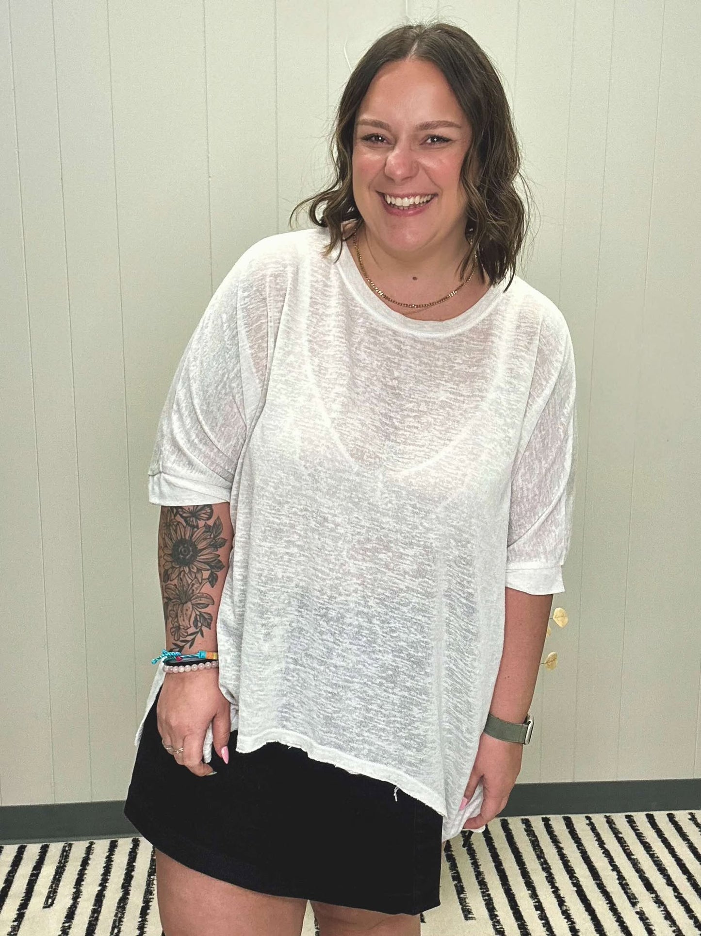 Continue On Oversized Tunic
