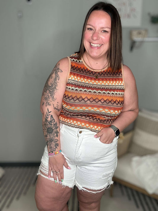 Up in My Feelings Knit Tank