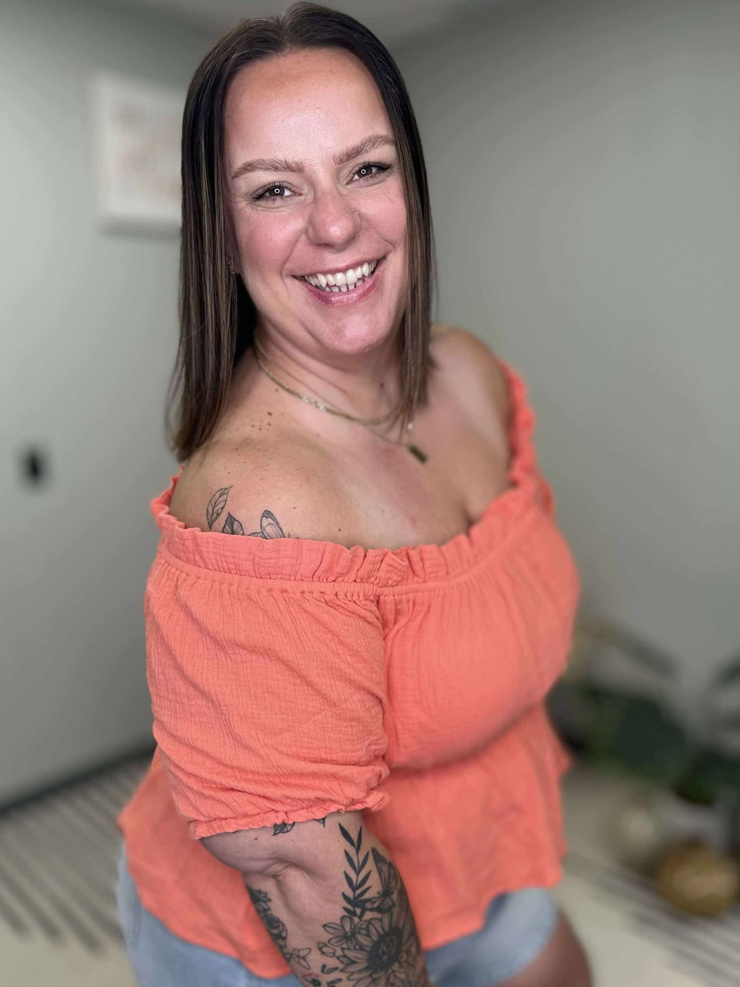 Don't Be Shy Off the Shoulder Blouse