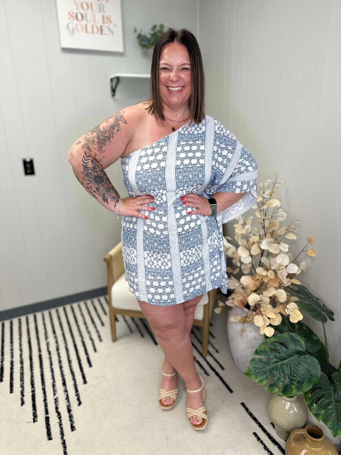 Marjorie One Shoulder Dress