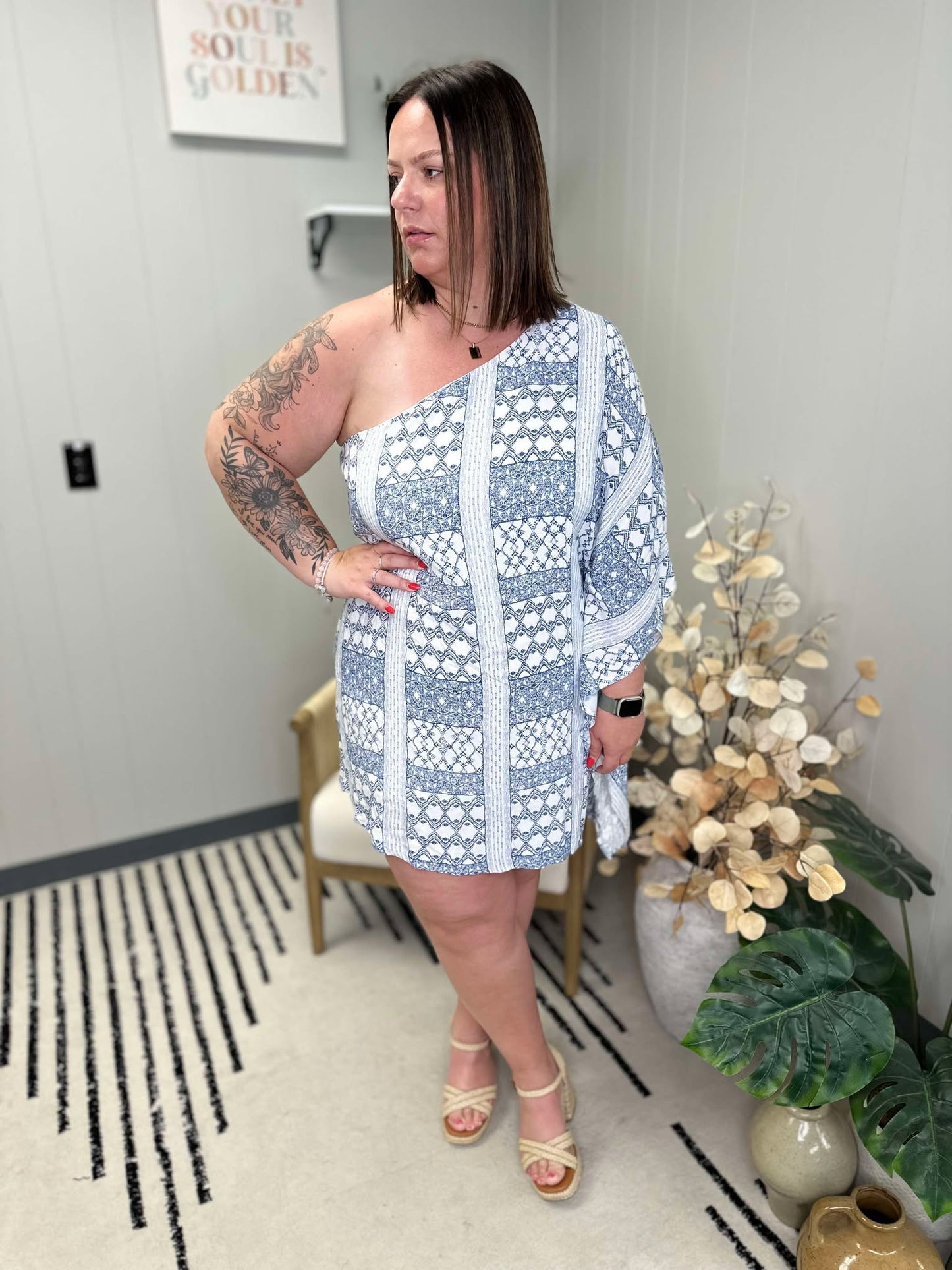 Marjorie One Shoulder Dress